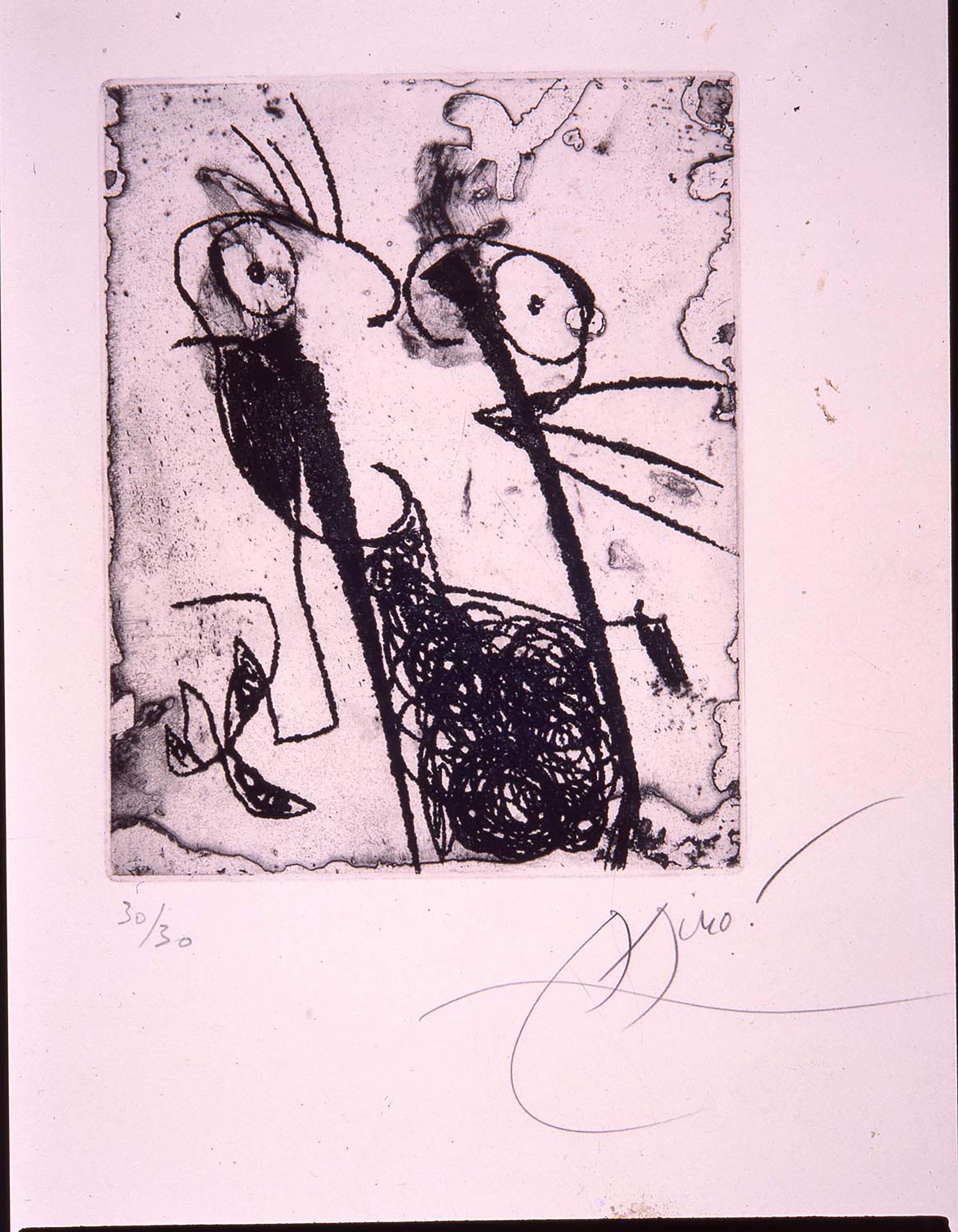 Joan Miru00f3, Les saltinbanques XIII, 1975